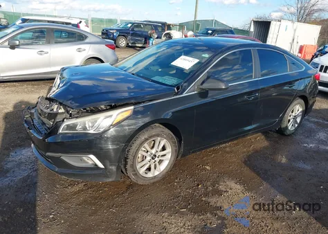 2016 Hyundai Sonata Se из США, поврежденный, VIN 5NPE24AF8GH332808